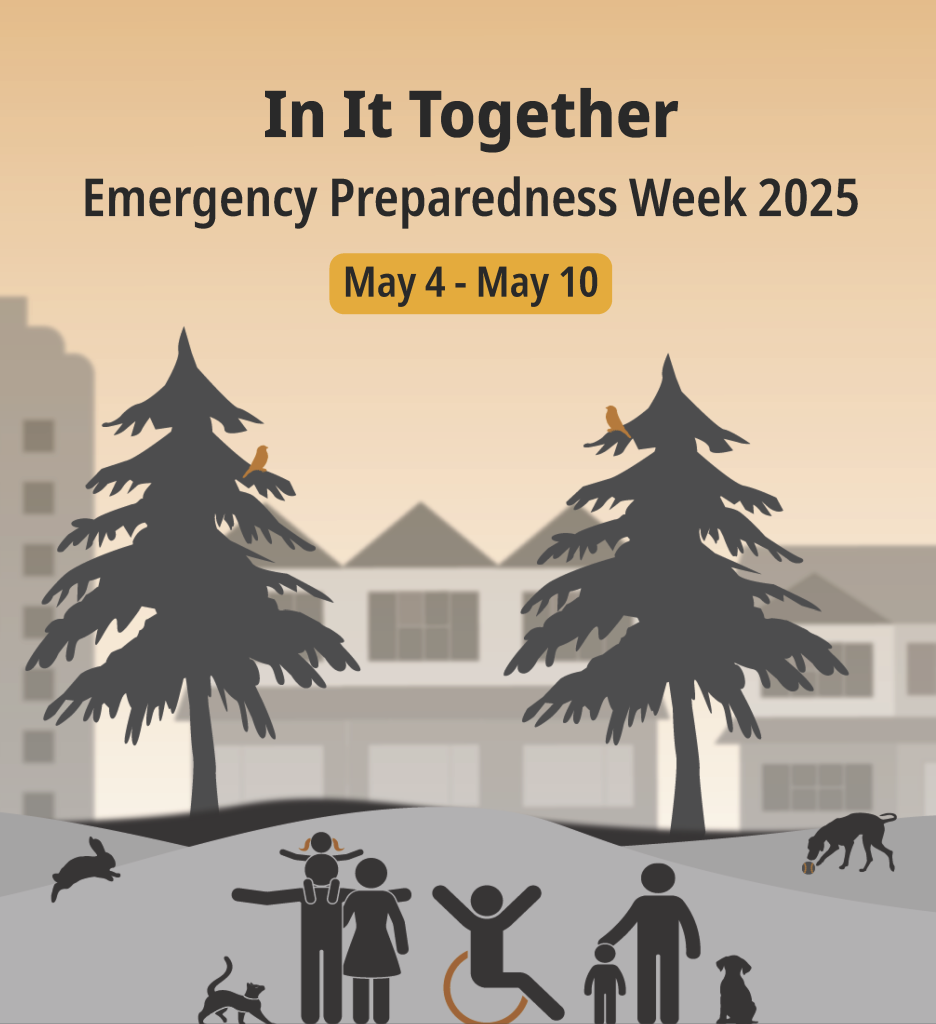 Promotional poster for Emergency Preparedness Week 2025